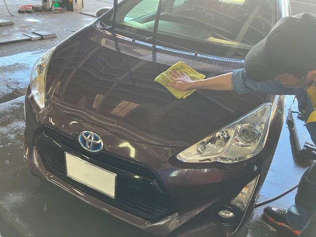 最終仕上げの乾燥と仕上げ作業の工程